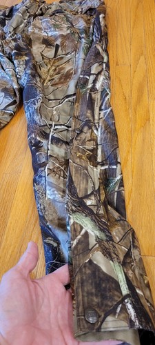 Gamehide Hush Hide Wear Mens Lined Realtree AP Camo Pants XL SIDE ZIP AND BUTTON - Picture 6 of 8