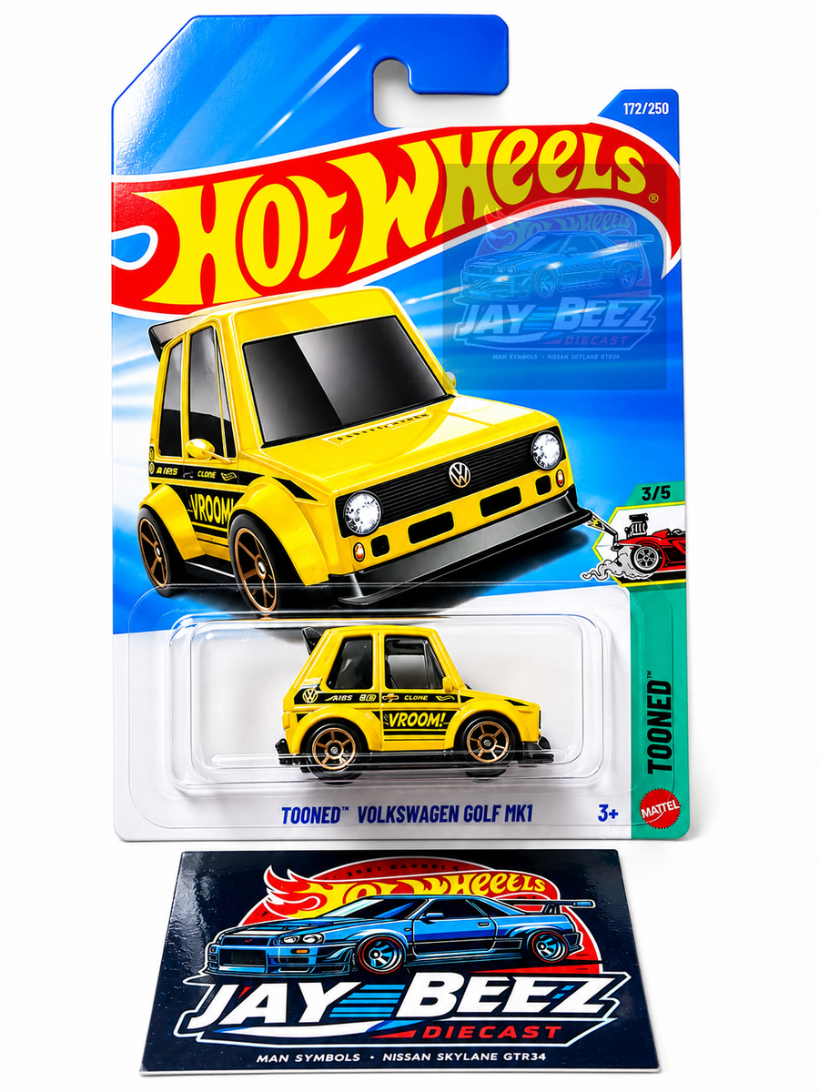 Hot Wheels 2026 NEW Case N Tooned Volkswagen Golf MK1 LC(Promo