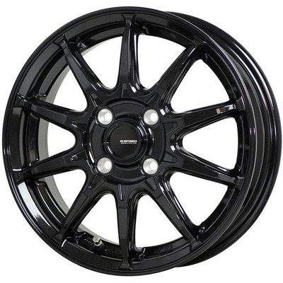 G.SPEED G05 14x4.5 +45 4x100 MBK Black Light Track Rims Kei Wheels G.SPEED G05 14x4.5 +45 4x100 MBK Black Light Track Rims Kei Wheels