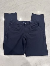 Foot Joy Navy Pants Men  s 32x34 Performance Golf Stretch Straight