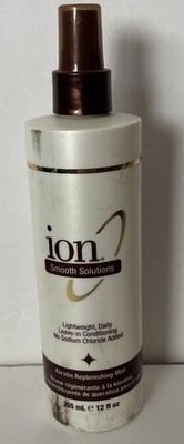 Ion Smooth Solutions Keratin Replenishing Mist - 12 Fl. Oz. NEW