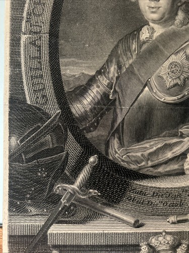 Guglielmo IV, principe d'Orange e di Nassau. Paesi Bassi Acquaforte 1751 - Picture 6 of 10