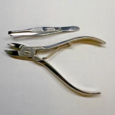 Vtg Medical Grade Germany Toenail Clippers & TRIM Tweezers Thick Ingrown Nail