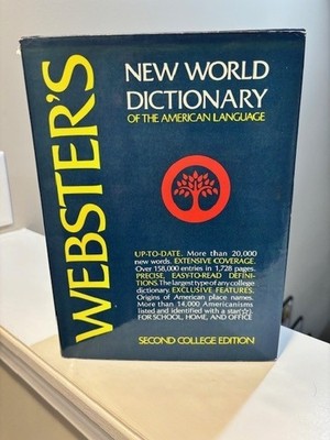 Webster's New World Dictionary of the American Language 2nd College Edition 1976