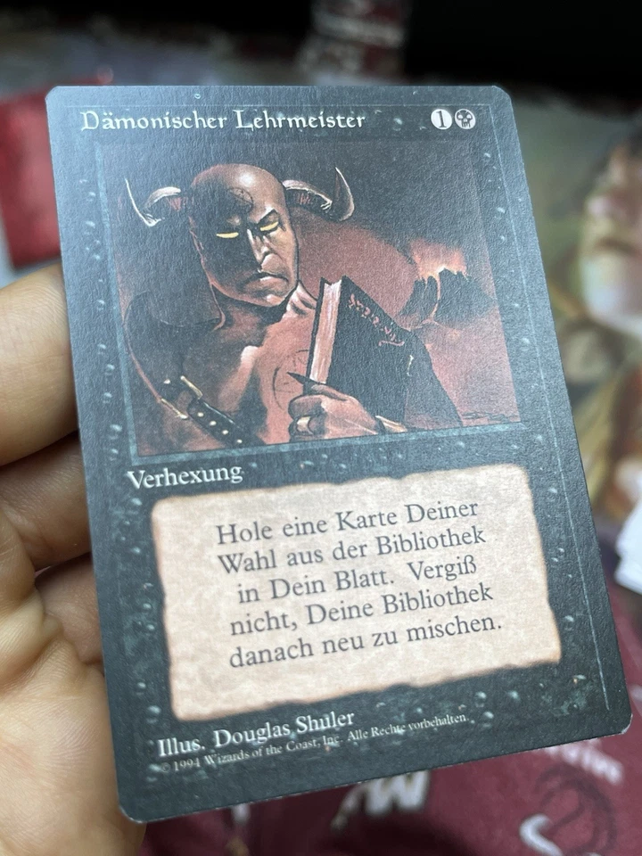 German FBB • Demonic Tutor • Pack Fresh • Mtg (1839) - Image 2 of 4