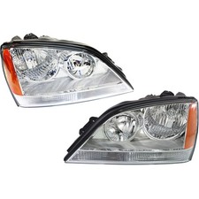 Headlight Set For 2005-2006 Kia Sorento LX EX Left and Right Halogen With Bulb
