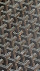 100% Authentic Goyard Senat Mgm Pouch Black & Tan