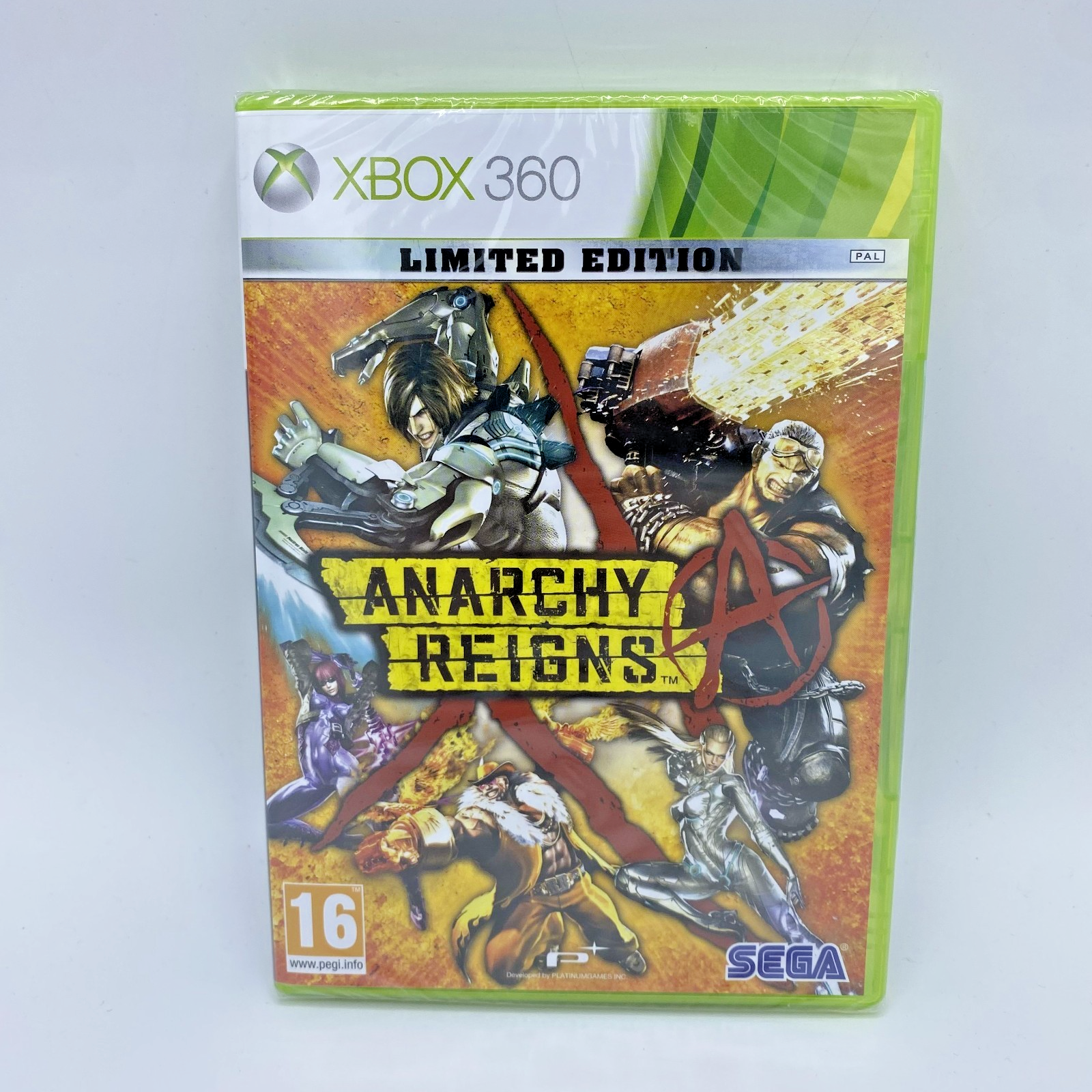 Xbox 360 Anarchy Reigns Limited Edition Sega Brand New Sealed PAL - Mint