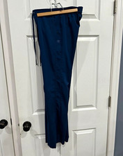 Healing hands purple label women  s Scrub Pants Solid Navy Size XS tall