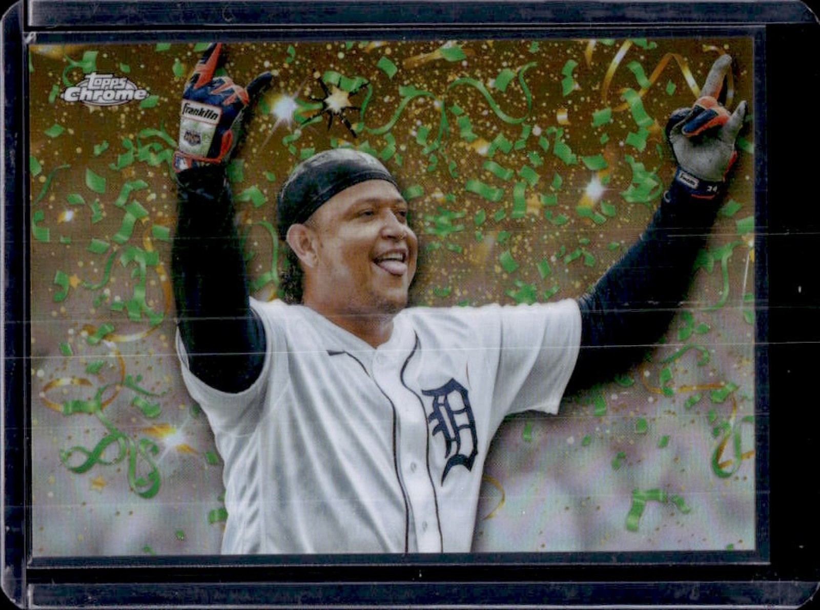 2023 Topps Chrome Update Miguel Cabrera Celebracion #/99 Tigers