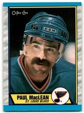 1989-90 O-Pee-Chee Paul MacLean St. Louis Blues #129