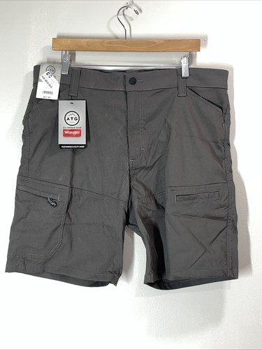 Wrangler all-terrain gear shorts, size 36, gray NWT