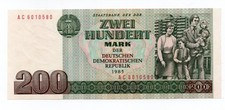 BANKNOTE DDR Deutschland 200 Mark 1985 Kassenfrisch