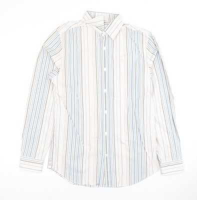 Jasper Conran Herren Hemd bunt gestreift S