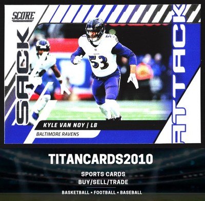 Kyle Van Noy 2025 Panini Score Sack Attack Baltimore Ravens #2