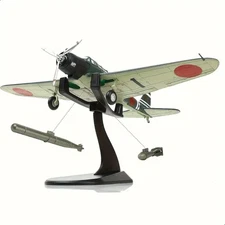 Wltk WWII Japanese Type 97 B5N2 Kate Carrier Torpedo Bomber 1/72 Diecast Model