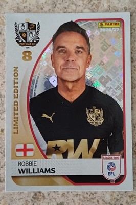 PANINI EFL STICKER ROBBIE WILLIAMS