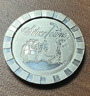 SilverTowne Stackable Prospector Poker Chip Medallion 1 Troy oz .999 Fine Silver