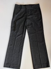 NWT Banana Republic Logan Mid-Rise Bootcut Trouser Pant Dark Grey 6