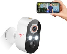 Wireless Security Camera For Home Outdoor Security, Battery Powered 1080P HD NEW