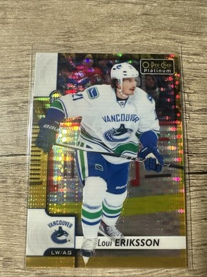 2017-18 O-Pee-Chee Platinum #61 Loui Eriksson Seismic Gold /50