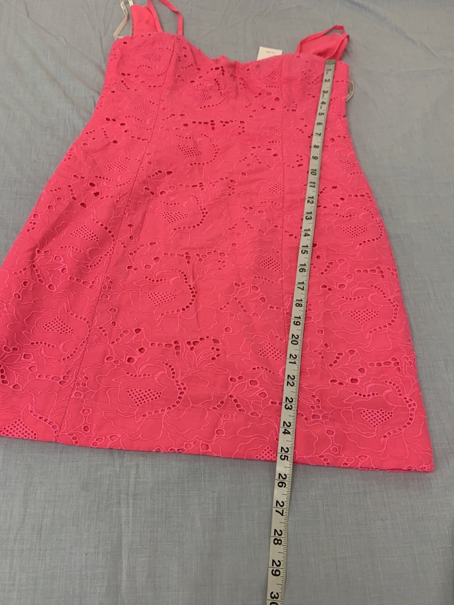 Lilly Pulitzer Shelli Eyelet Women's Dress SZ:4 View 3