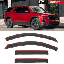 For 18-23 Chevy Traverse 4PCS In-Channel Window Visors Side Vent Rain Deflectors