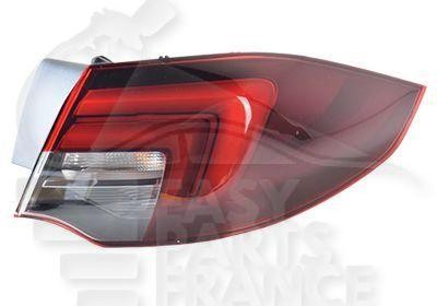 Feu arrière-droit extérieur LED Opel Insignia phare de remplacement carrosserie berline 4 portes