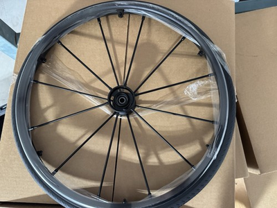 #ad 24quot; 540 Primo Sentinel 12 Spoke Wheel w P154 Sentinel Solid Tires No Markings $275.00