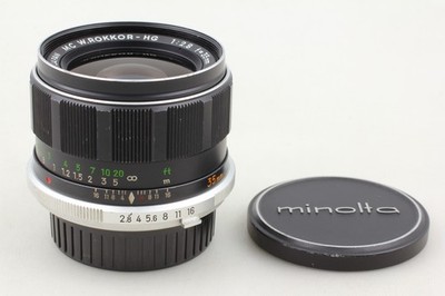 Exc+5] Minolta MC W.Rokkor-HG 35mm f/2.8 Wide Angle MF Lens for MC