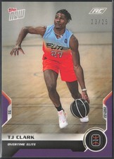 TJ Clark 2021 Topps Now Overtime Elite Debut Purple #03 /25 Texas Legends