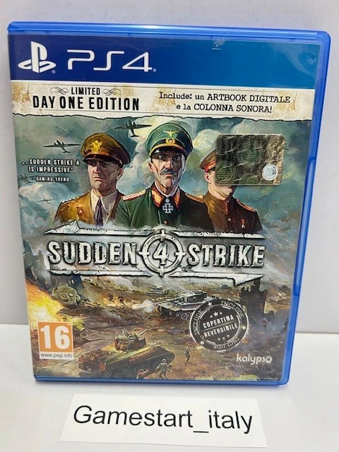SUDDEN STRIKE 4 SONY PS4 - GIOCO USATO PERFETTAMENTE FUNZIONANTE - PAL VERSION, foto 1 di 5