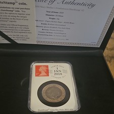 2018 UK £2 Mary Shelley's Frankenstein DateStamp 1 Jan Tower Hill B45-0352