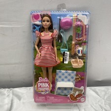 Barbie Rosa Pasaporte París Muñeca Morena Francia Picnic Boina Sombrero Turista
