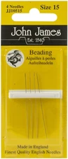 Colonial Needle JJ105-15 Beading Hand Needles-Size 15 4/Pkg