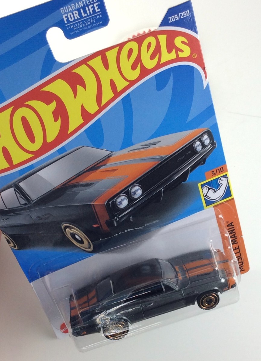 2022 Hot Wheels Muscle Mania '69 Dodge Charger 500 #209 Gray M