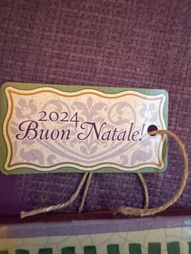 NWT2024 Buon Natale! Cortopassi Family Handmade Proverbio Italiano Ceramic Tile - Picture 2 of 6