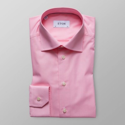 Eton Of Sweden Slim Fit Poplin Dress Shirt - Pink - Size 41 / 16 | eBay