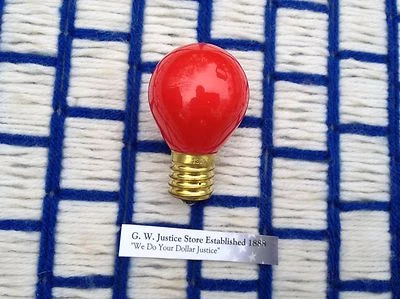 OUR CHOICE, ALL SHIPPED SAME DAY WILL MATCH rudolph ROUND NOSE frostie santa C9 FIRE ENGINE RED LIGHT BULB 10w E17 S11 /N ew