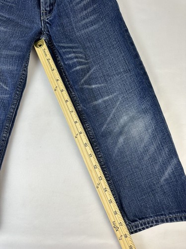 Gap Denim Kids 6 Loose Fit Jean Adjustable Waist Distressed Wide Leg - Picture 7 of 11