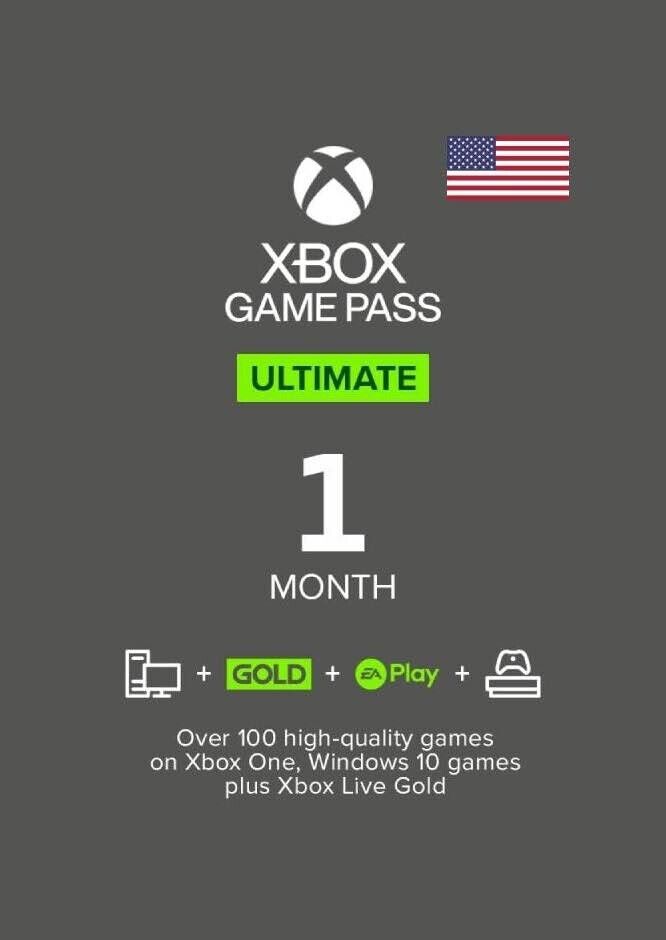 Xbox Game Pass Ultimate 1 Month Subscription