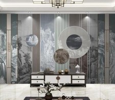 3D Gray Mountains B1839 Wallpaper Wall Mural Removable Self-adhesive Amy