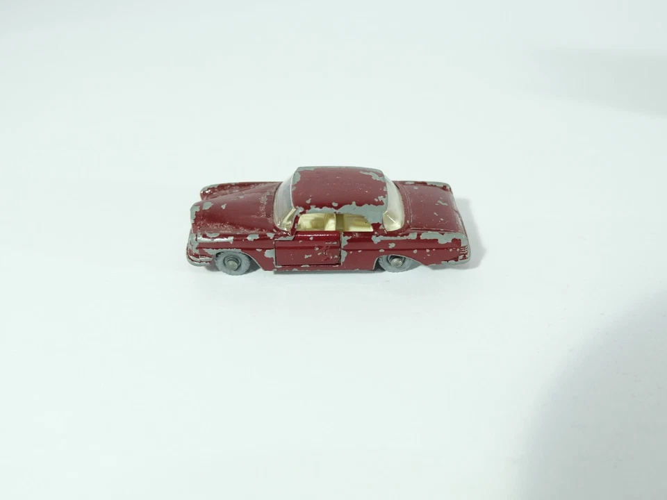 Caja de cerillas vintage Lesney Nº53 Mercedes-Benz cupé ruedas gris coche en caja H7. Foto 4 de 4