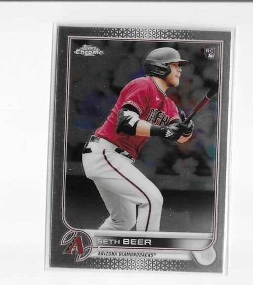 2022 Topps Chrome Seth Beer Rookie #186 Diamondbacks