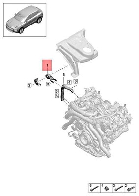 Genuine PORSCHE Macan 95B Torque Reaction Support Upper 95B199331A  