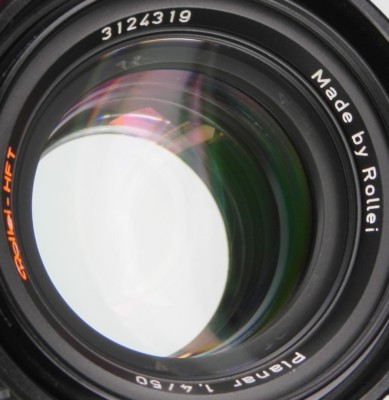 Rollei 50mm f1.4 HFT Planar #3124319 . Minty | eBay
