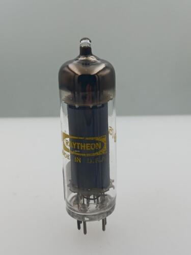 Raytheon USA 6AQ5A NOS NIB 4100gm Grey Plate Copper Grid Serious Tubes T279 - Picture 2 of 4