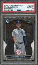 BB - 2023 - Bowman Chrome - Brandon Mayea - #BCP188 - PSA 10