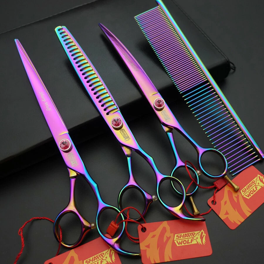 8 inch pro.pet Grooming scissors Cutting&Curved&Thinning shears/chunkers k180
Opens in a new window