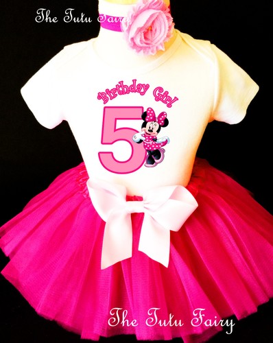 Fifth Birthday Tutu Outfit Shirt Set 